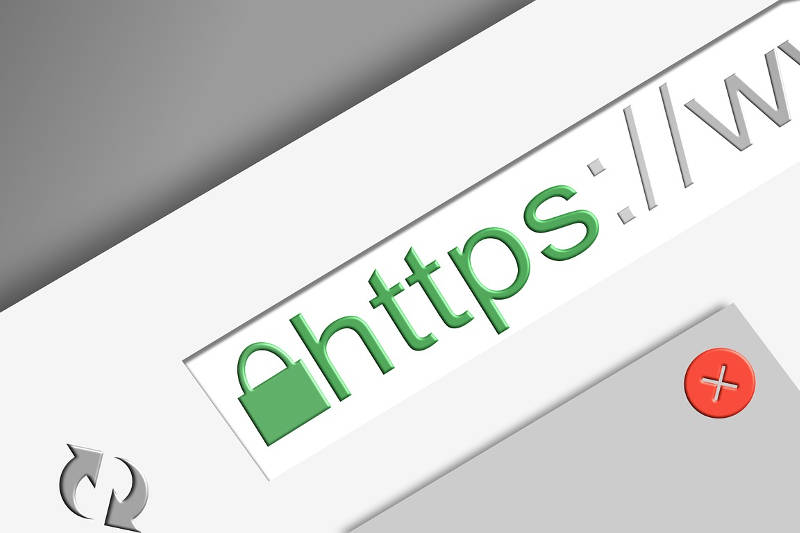 SSL Address bar with padlock