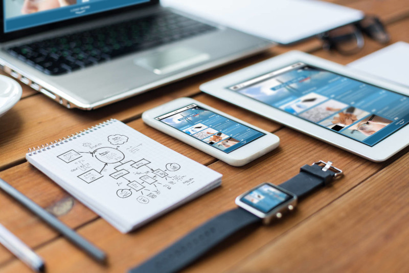 Responsive web design Mobile-responsive design on multiple devices