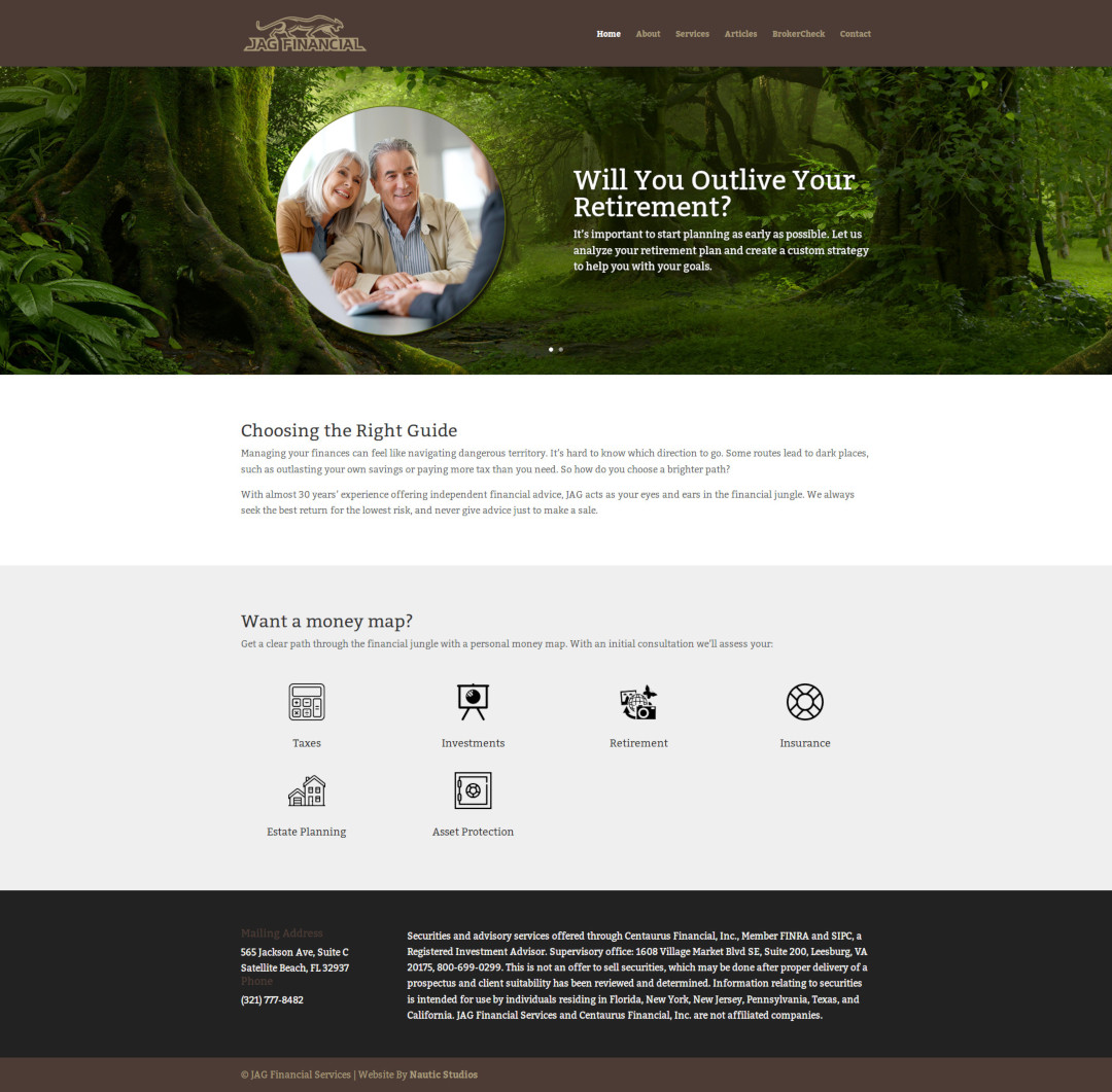 JAG Financial Services screenshot